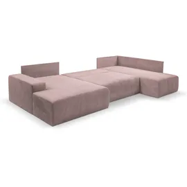 werk2 Wohnlandschaft Cord 3-Sitzer Rose