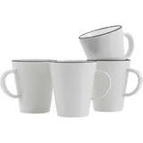 gimex Tasse Linea weiß-blau