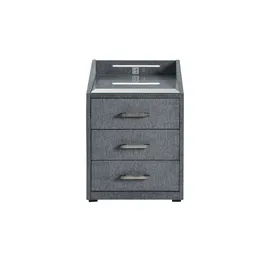 Sconto Nachtschrank Moon 47 x 46 x 61 cm Grau