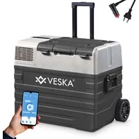 Veska Kompressor Kühlbox elektrisch, Gefriertruhe mit APP-Steuerung, - 42l