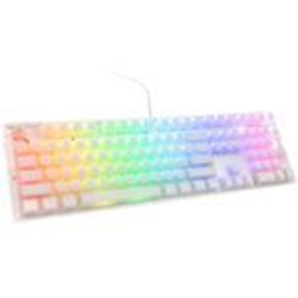Ducky One 3 Aura White Gaming Tastatur RGB LED - MX-Silent-Red US