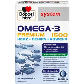 Doppelherz System Omega-3 Premium 1500 Kapseln 60 St.