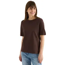 Cecil T-Shirt Slubyarn Braun M
