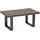 Riess-Ambiente Couchtisch IRON CRAFT 100cm Mangoholz grau Industrial Design massiv Eisen Kufengestell