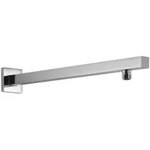 HSK Wandarm Eckig mit Rosette Chrom