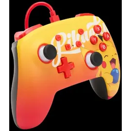 PowerA 1522784-01 Gaming-Controller Orange, Rot USB Gamepad, Analog Nintendo Switch - Oran Berry Pikachu, (Nintendo), Gaming Controller für Neu OVP