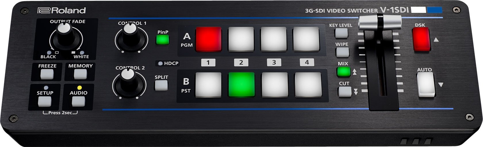 Roland V-1HD Video-Switcher - Unterstützung von Videokameras, Action-Kameras, Smartphones, Tablets und weiteren HDMI-Geräten