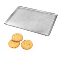 Gobel – Lochblech für Gebäck – Aluminium – Mikroperforationen – – 40x30x1 cm