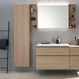Geberit Regal 22,5x70x13,2cm, re, Ei nat./Mel. Struk.
