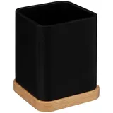 5 five simply smart Zahnbürstendose Tribecart Schwarz