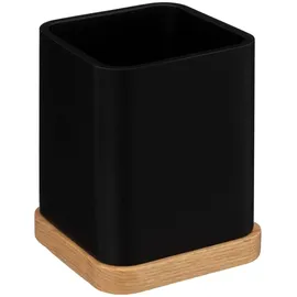 5 five simply smart Zahnbürstendose Tribecart Schwarz