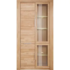 OTTO home Vitrine ZARA 100 x 40 x 190 cm Beige