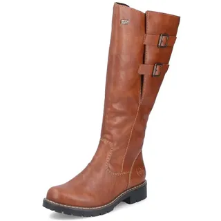 Rieker Damen Klassische Stiefel Y9193, Frauen Stiefel, wasserabweisend, riekerTEX,reißverschluss,Winterschuhe,braun (22),40 EU / 6.5 UK - 40 EU