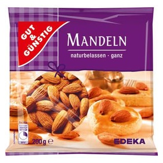 Leib und Gut Gut & Günstig Mandeln naturbelassen, roh, 200g