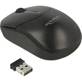 DeLock Wireless Mini Optical Mouse schwarz (12494)