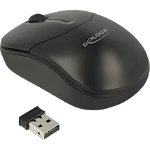 DeLock Wireless Mini Optical Mouse schwarz (12494)