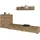 INOSIGN Wohnwand »Tana, Breite 260 cm, moderne Anbauwand«, (3 St.), Mediawand (Set, 3-St), Lowboard, Wandregal, Kommode