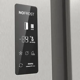 Gorenje NRR9185DAXLWD Side-by-Side (547 l, 1786 mm hoch, Edelstahl)