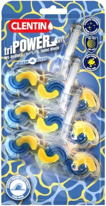 Clentin Tri-Power WC Spüler Ocean 3er, 135g