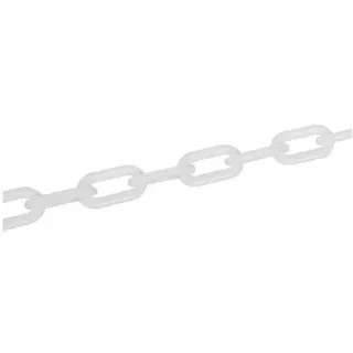 FIXMAN 568185 Kunststoffkette, weiß, 6mm x 5m