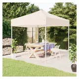 vidaXL Partezelt Faltbar 3 x 3 m inkl. 4 Seitenteile Creme