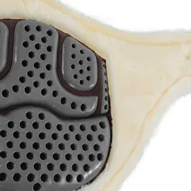 Acavallo Stollenschutzgurt PVCGel mit EcoWolle 140 Schwarz