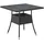 Juskys Polyrattan Gartentisch Yoro - Schwarz