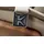 KAWOLA Relaxsessel FERREIRA Leder 78 x 106 x 78 cm grau mit Hocker