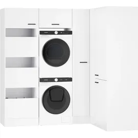 OPTIFIT Waschsäulen-Set Bonn214 213,2x150 x 210 x 57,1 cm Weiß
