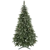 SPRINGOS Weihnachtsbaum künstlich 180 cm Grün/Weiß