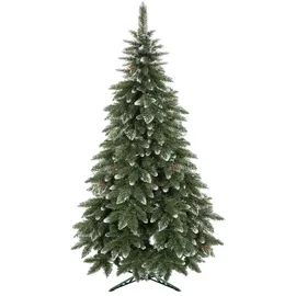 SPRINGOS Weihnachtsbaum künstlich 180 cm Grün/Weiß