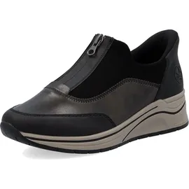 Rieker Loafer Herren Schwarz/Beige/Braun 41