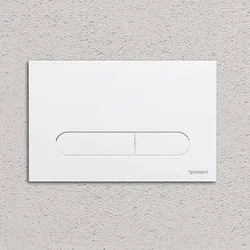 Duravit DuraSystem Betätigungsplatte mechanisch für WC, Kunststoff, Montagezubehör, weiß