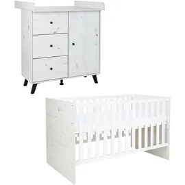 Arthur Berndt Babyzimmer 2er-Set Lavea ¦ mehrfarbig ¦ Maße (cm): B: 231 H: 184