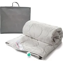 Garanta Sommerdecke 100% Premium Wildseide Seide Sommerbett Bettdecke 155x220 - Beige