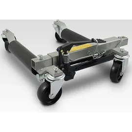 BITUXX 4 Stück PKW Rangierhilfe Rangierheber hydraulisch Wagenheber Auto Rangierroller Rangierheber belastbar bis 680 kg inklusive Transportständer