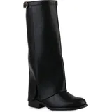 Stiefelparadies Damen Klassische Stiefel in Schwarz,