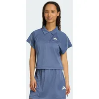 Adidas Women's Stadium 3-Streifen Tennis inspiriertes Jacquard Poloshirt Preloved