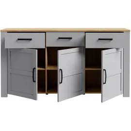 Forte Sideboard »Bohol«, Breite 166 cm grau