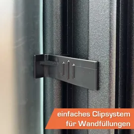 sunelements SunGarden Select Gewächshaus Aluminium Anthrazit SDP 10 mm 24,00 m2