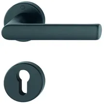 HOPPE Rosettengarnitur Hamburg 1700/42KB/42KBS Schwarz matt