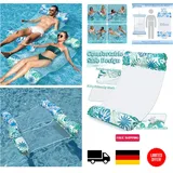 Wasserhängematte 4 in 1 Poolspielzeug 2 Stück 135x70