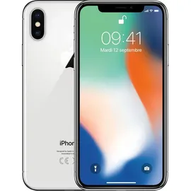 Apple iPhone X 256 GB Silber