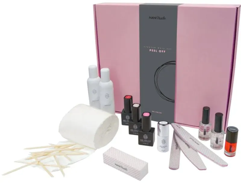 NaniNails Peel Off Geschenkset für Nägel für Damen