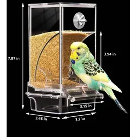luxuskollektion Automatischer Vogelkäfig-Futterspender für Wellensittiche
