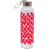 Geda Labels GEDALABELS Trinkflasche Herzen 500ml Glas
