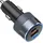 forcell F-ENERGY Alu Autoladegerät 2 x Typ C + USB A PD QC4.0 SFC2.0 4.5A 65W grau