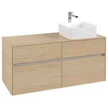 Villeroy & Boch Collaro Waschbeckenunterschrank 120 x 55 cm Nordic Oak