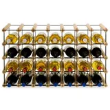 Proregal Weinregal Natur, Holz, Kiefer, Rechteckig, 72.5x42.5x24.5 cm, Wohnzimmer, Regale, Weinregale