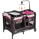 Costway 4 in 1 klappbares Reisebett & Beistellbett & Wickeltisch & Laufstall